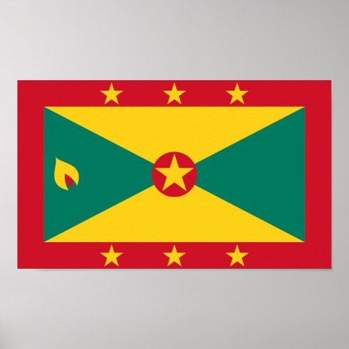Grenada Flag Poster
