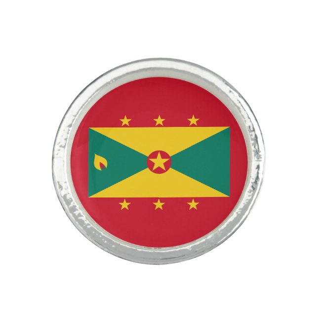 Grenada Flag Ring (Front)