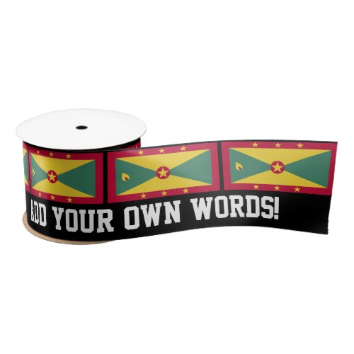 Grenada Flag Satin Ribbon