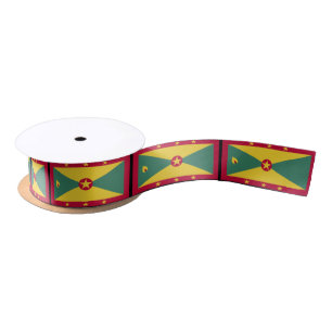 Grenada Flag Satin Ribbon