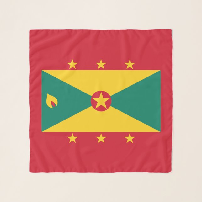 Grenada Flag Scarf (Front)