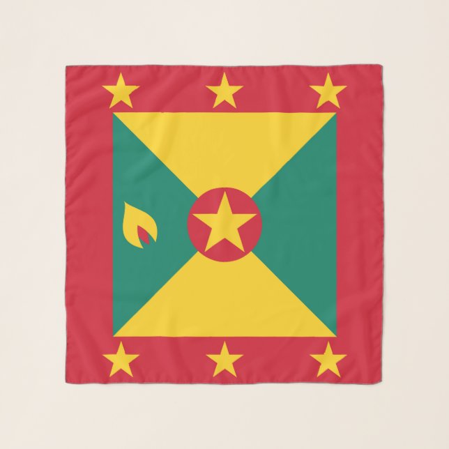 Grenada flag scarf (Front)