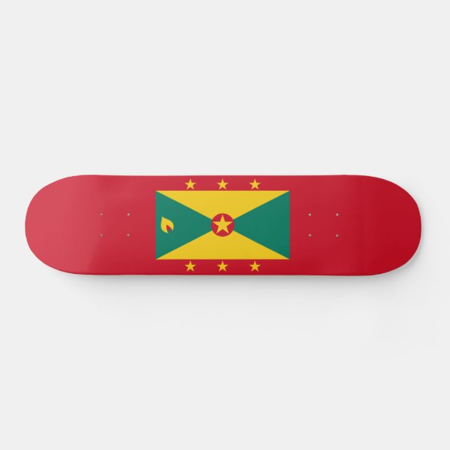 Grenada Flag Skateboard (Horz)