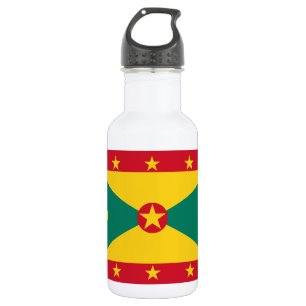 Grenada Flag Stainless Steel Water Bottle