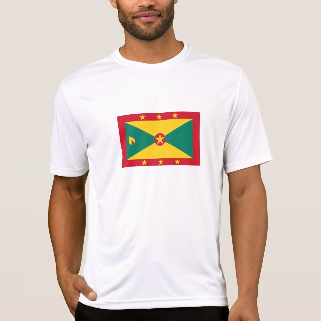 Grenada Flag T-Shirt (Front)