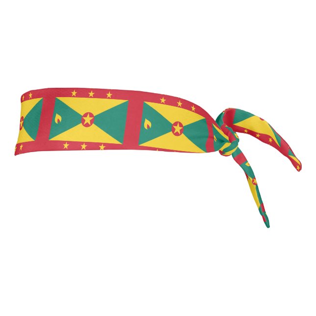 Grenada Flag Tie Headband (Rotate 90)