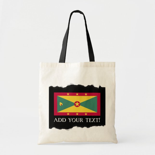 Grenada Flag Tote Bag (Front)