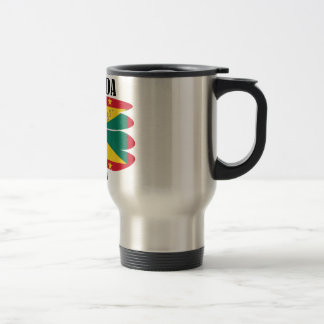 Grenada Flag Travel Mug