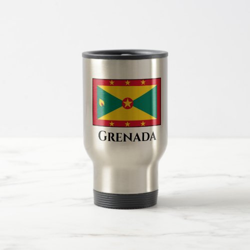 Grenada Flag Travel Mug