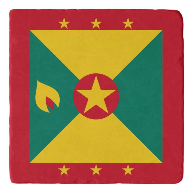 Grenada Flag Trivet (Front)