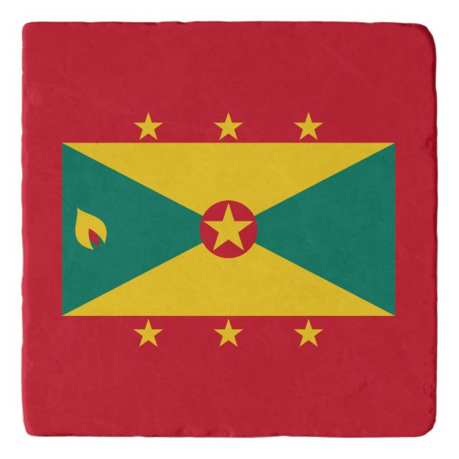 Grenada Flag Trivet (Front)