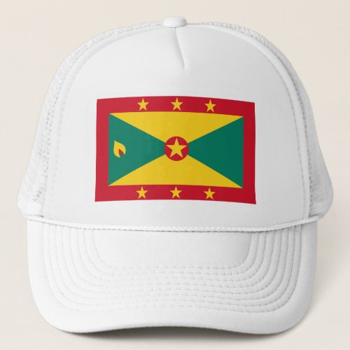 Grenada Flag Trucker Hat