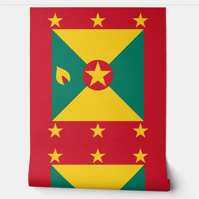 Grenada flag wallpaper  (Unrolling)
