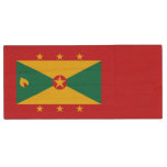 Grenada Flag Wood Flash Drive