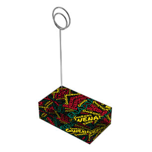 Grenada Flag Word Cloud Place Card Holder