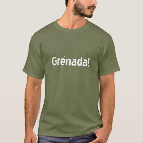 Grenada FPS  Warfare Gaming Theme T_Shirt