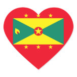 GRENADA HEART STICKER