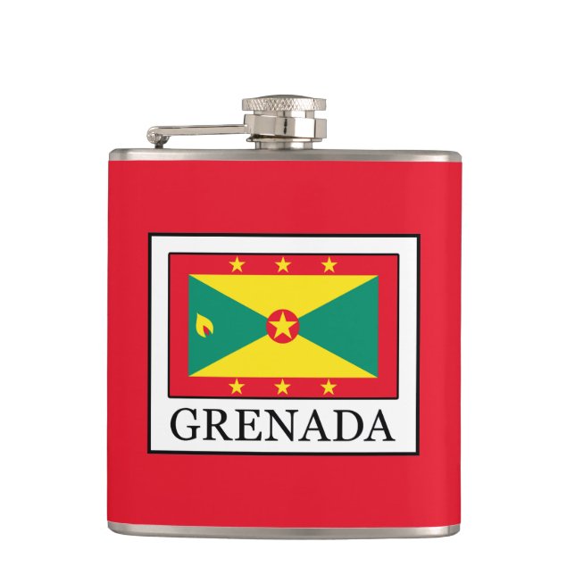 Grenada Hip Flask (Front)