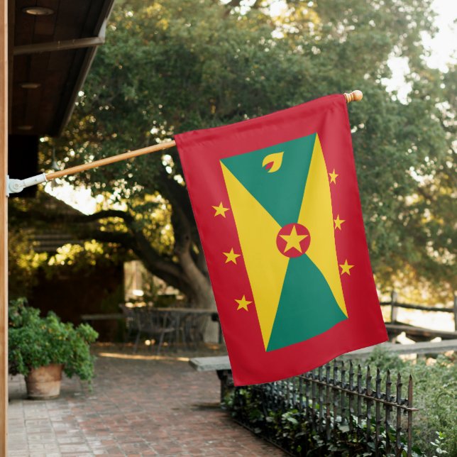 Grenada House Flag (In SItu)