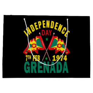 Grenada Independence Day Large Gift Bag