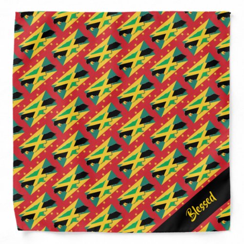 GRENADA JAMAICA Christian Neckerchief Cravat Bandana