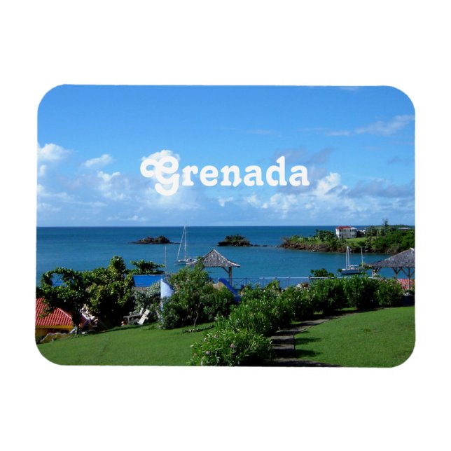 Grenada Landscape Magnet (Horizontal)
