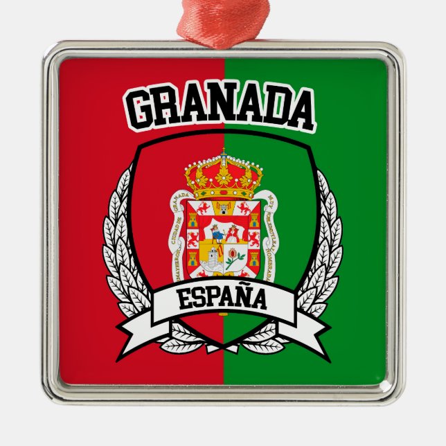 Grenada Metal Ornament (Front)