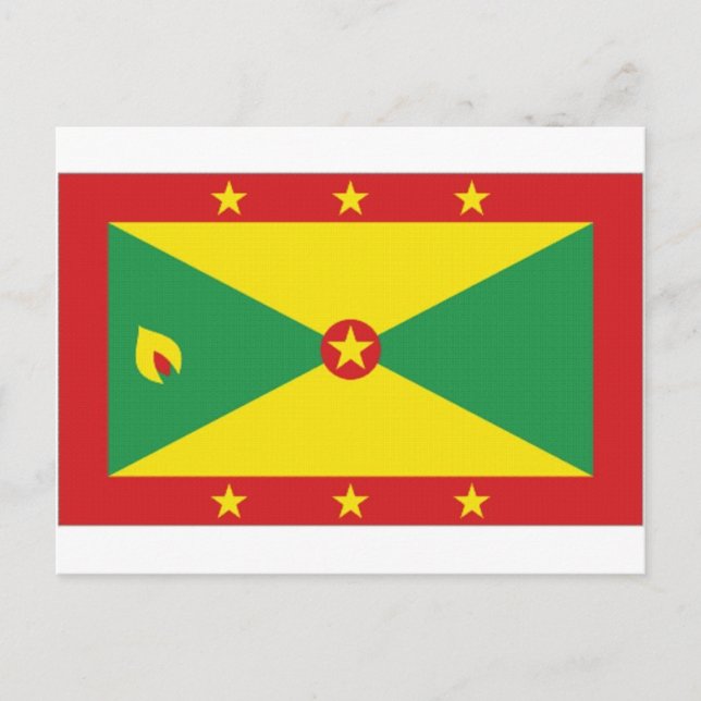 Grenada National Flag Postcard (Front)
