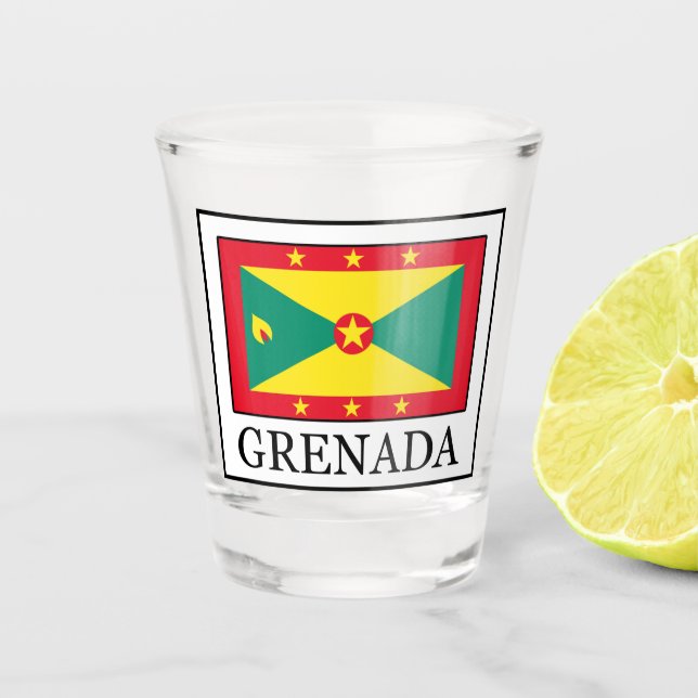 Grenada Shot Glass (Front)