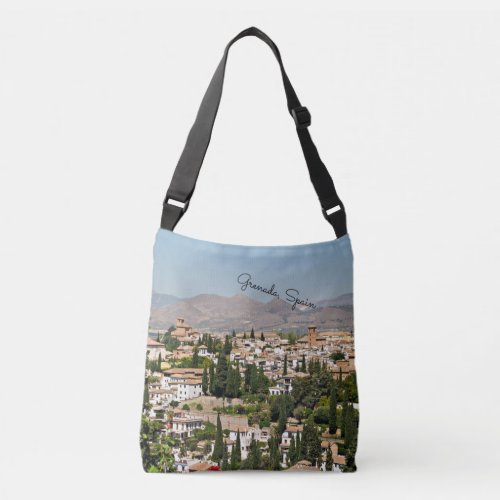 Grenada Spain cityscape Crossbody Bag