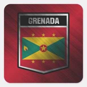 Grenada Square Sticker
