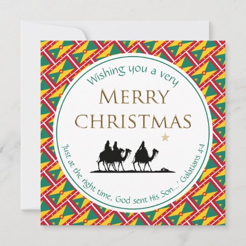 GRENADA Three Wise Men Christmas Holiday Card