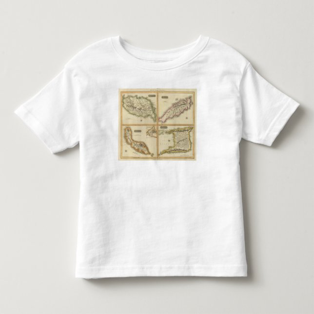 Grenada, Tobago, Trinidad, Curacao Toddler T-shirt (Front)