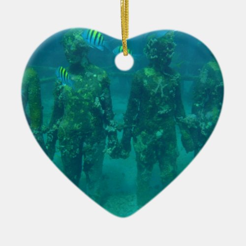 Grenada Underwater Sculpture Park Ceramic Ornament