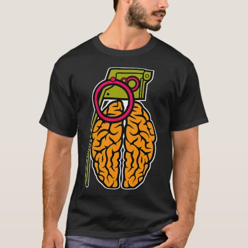 grenade brain T_Shirt