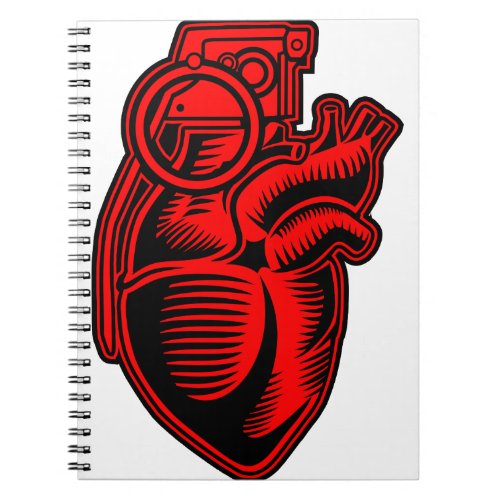 Grenade Heart Notebook