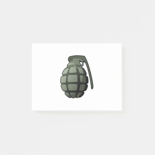 Grenade Post_it Notes