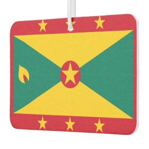 Grenadian flag air freshener