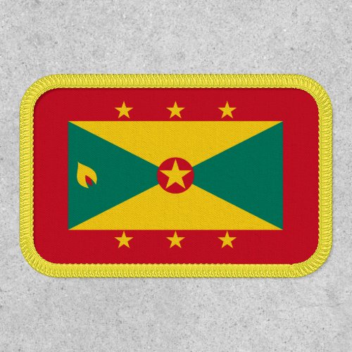 Grenadian Flag Flag of Grenada Patch