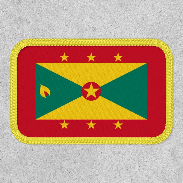 Grenadian Flag, Flag of Grenada Patch (Front)