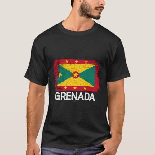 Grenadian Flag Made In Grenada T_Shirt