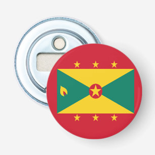 Grenadian Flag Red Green Yellow Independence Day Bottle Opener