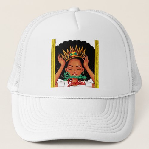 Grenadian Goddess trucker cap