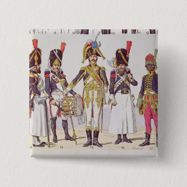 Grenadier Guards of the First Empire Button (Front)