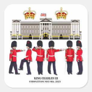 Grenadier Guards on Parade Square Sticker