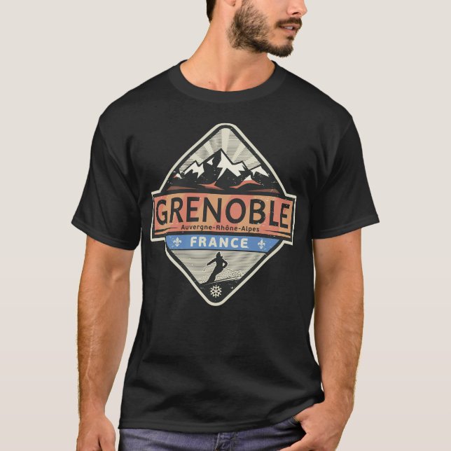 Grenoble France T-Shirt (Front)