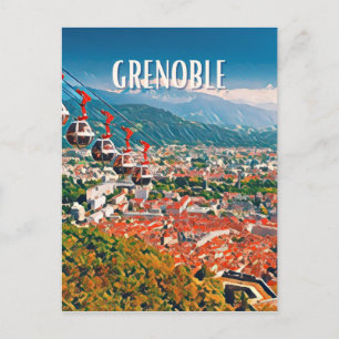 Grenoble Photo Vintage Postcard