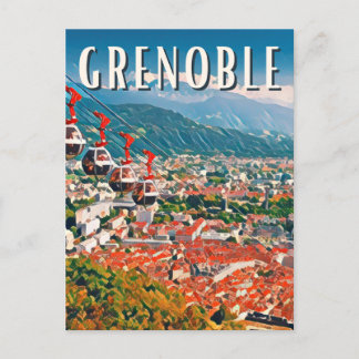 Grenoble Photo Vintage Postcard