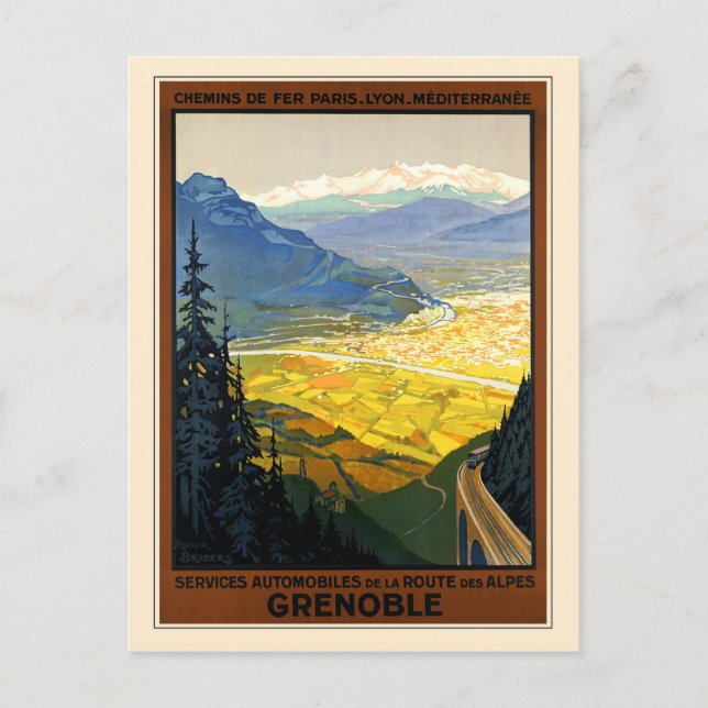 Grenoble Postcard (Front)