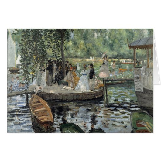 Grenouillere Renoir Impressionist Painting Art (Front Horizontal)